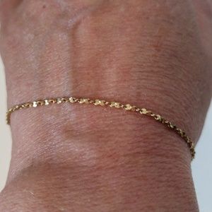 American Showcase faux gold chain bracelet.